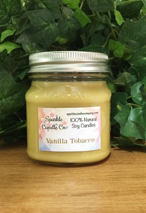 legend tobacco leaf and vanilla candle